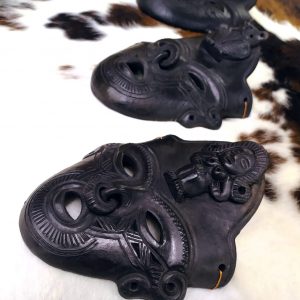 Juego de máscaras precolombinas