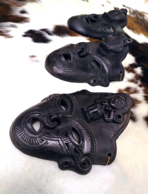 Juego de máscaras precolombinas