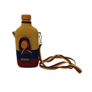 Estuche para botella tricolor