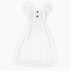 vestido blanco artesanal